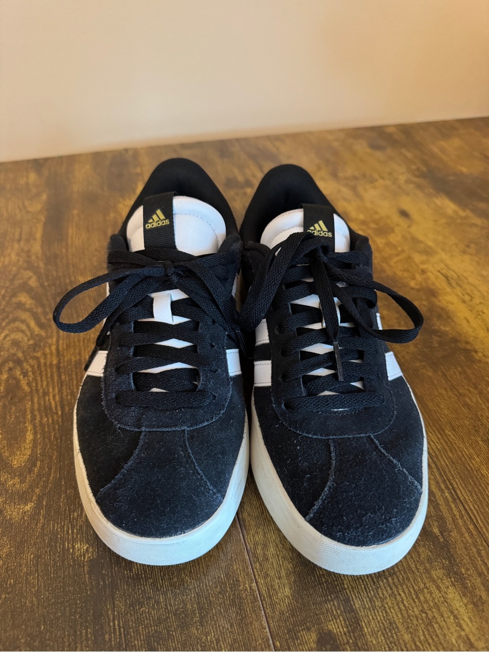 adidas Black and White Low-Top Sneakers
